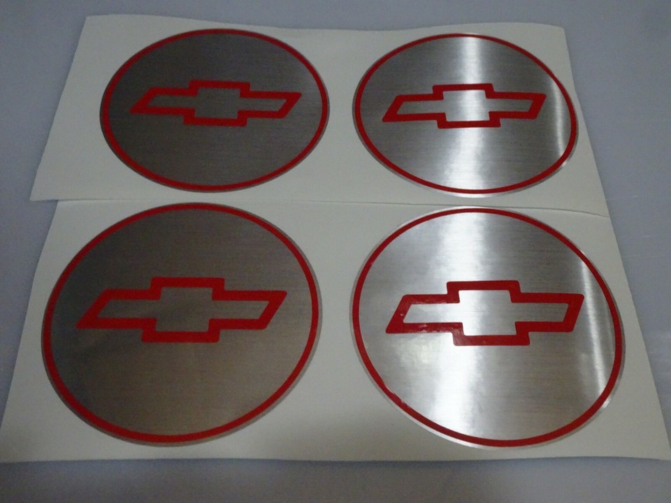 CHEVY TRUCK RIM CENTER CAP DECAL EMBLEM STICKER 3.5
