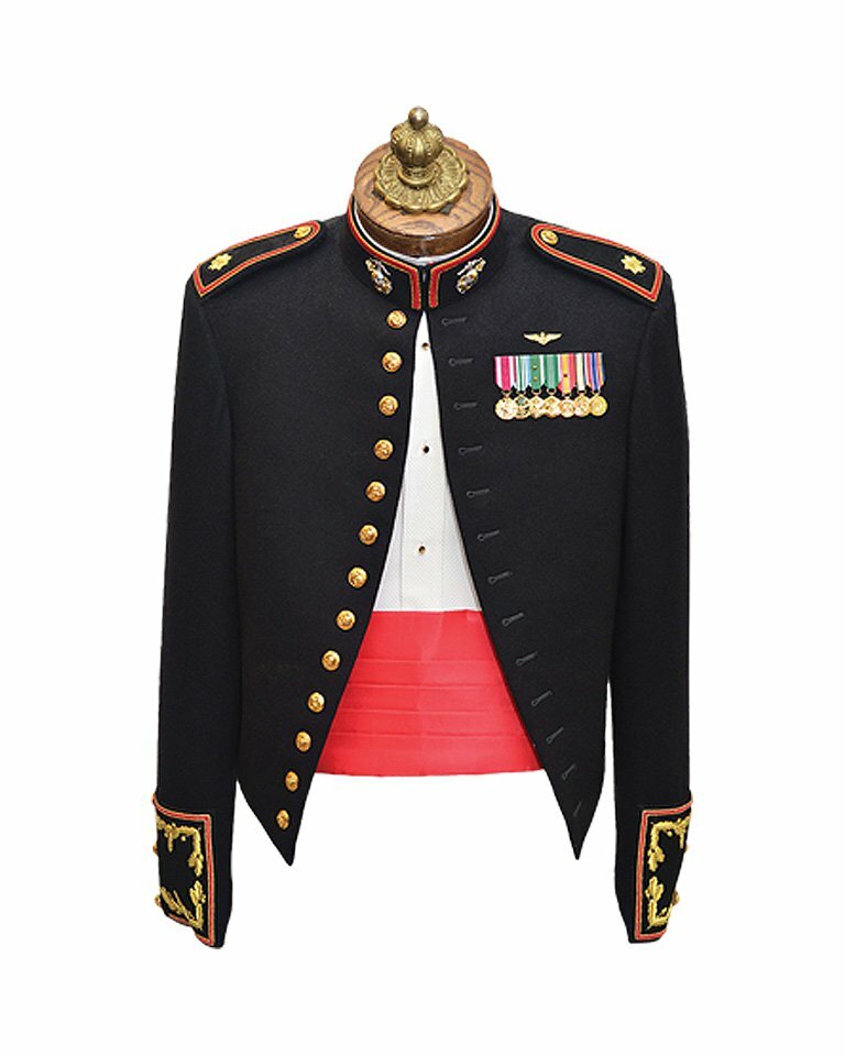 US MARINES AUTHENTIC MAJOR GOLD HAT COLLAR PIN OAK LEAF O4 RANK MOS