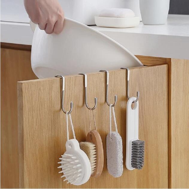 Storage rack drawer clothes rack clothes towel door double hook rack-image