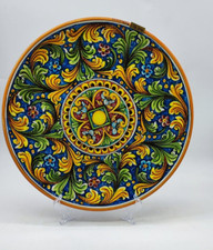 Eleganti piatti in ceramica di Caltagirone - Arte siciliana 38CM