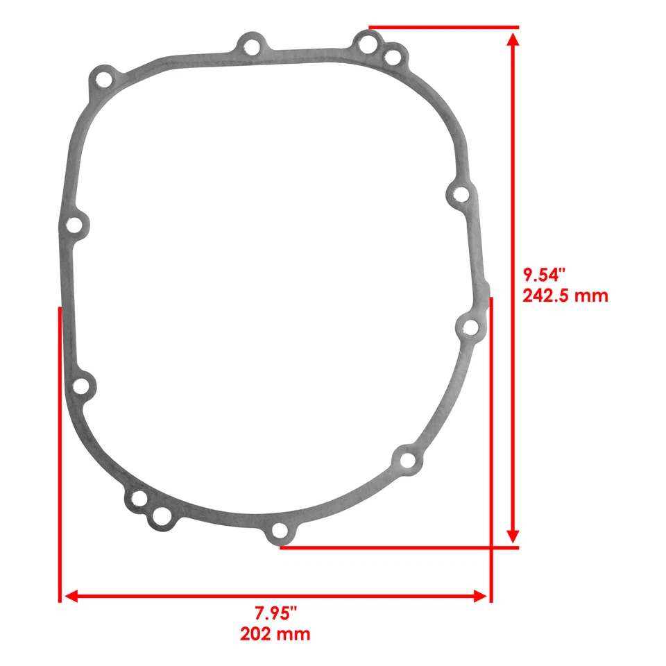Clutch Cover Gasket for Kawasaki Z1000 ZR1000 2003-2008 — 第 2/4 张图片