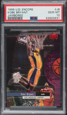 1999-00 UPPER DECK ENCORE JAMBOREE KOBE BRYANT #J8 PSA 10 GEM MINT