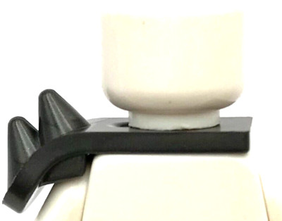 Lego New Pearl Dark Gray Minifigure Armor Shoulder w/ 2 Spikes on 1 Side Part