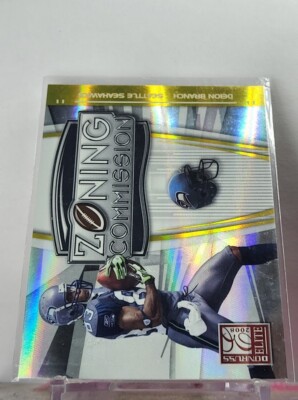 2008 Donruss Elite Zoning Commission Yellow /800 Deion Branch #ZC-13