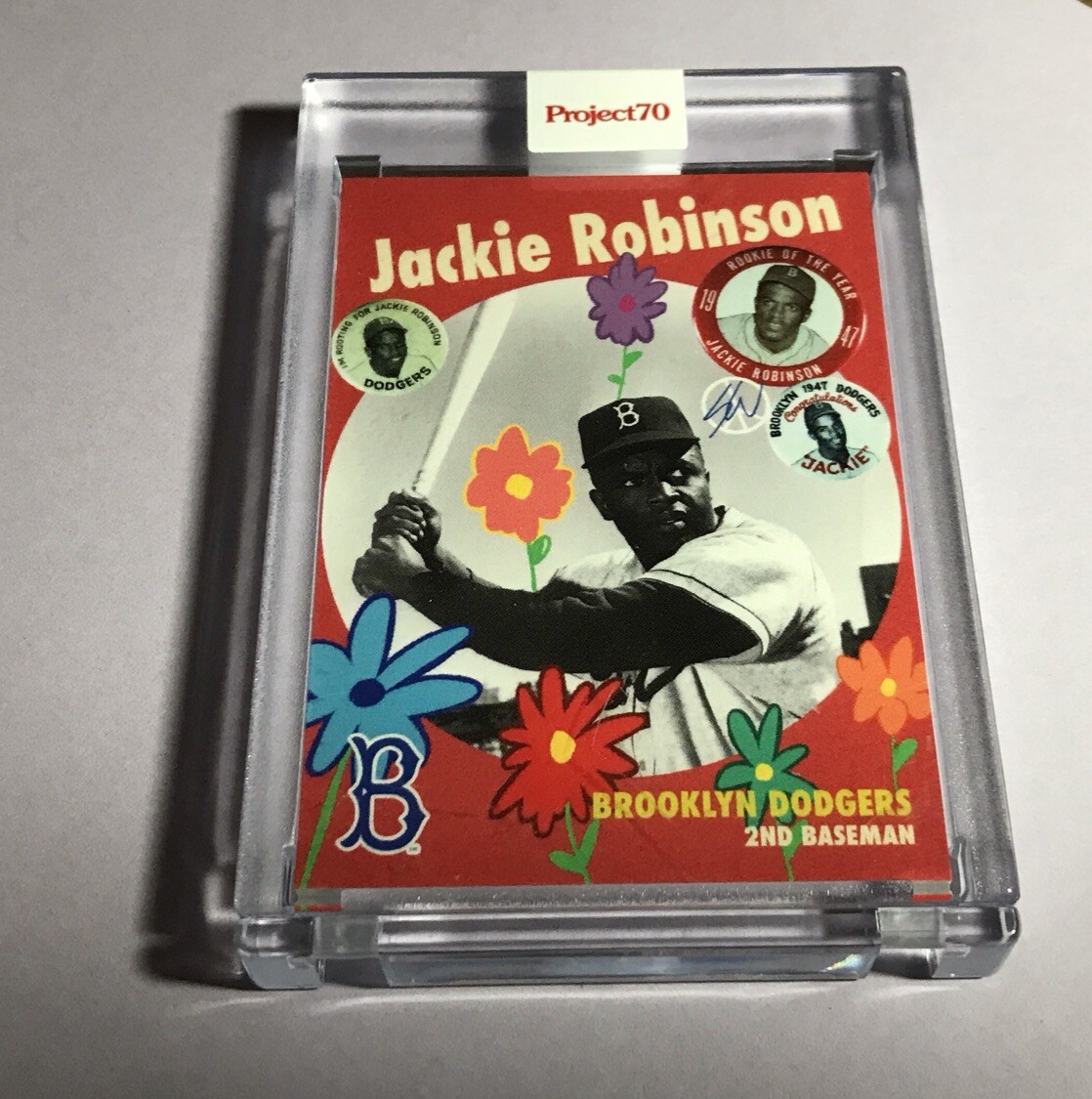 Jackie Robinson 2021 Topps Project 70 By Sean Wotherspoon 1959 Design #586