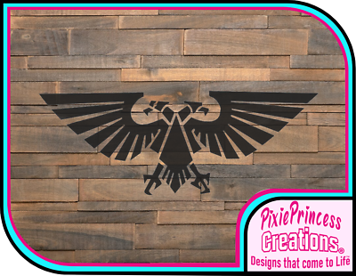 Warhammer 40k Imperial Aquila D Stencil Airbrush Paint Wall Art Decor Craft Room | eBay