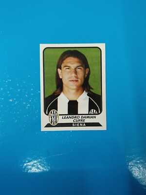 2003-2004 Panini Footballers New N 391 Leandro Damian Cufre Siena Figure