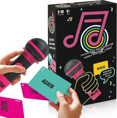 Karaoke Game - The Party Game For People Who Can't Sing Family Game 4 People