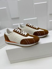 Toteme Women's Color Blocking Lace Up Round Toe Casual Shoes HOT2025