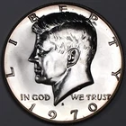1970-S Kennedy Half Dollar - 40% Silver - Proof (PR) KM#202a Toning - 8731