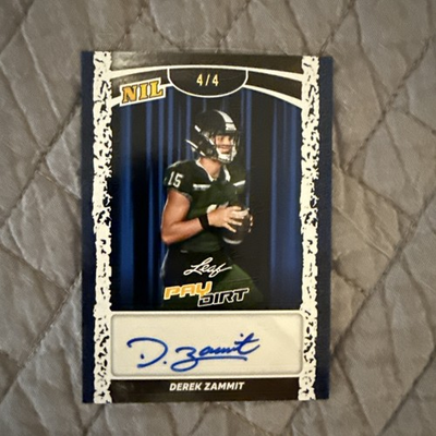 #ad #ad Derek Zammit Auto 1 4 2026 Leaf PayDirt Washington Huskies $8.00