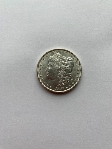 1887  Morgan Silver Dollar, BU beautiful coin