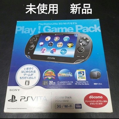 PS Vita 3G Wi-Fi Crystal Black Game Pack 32GB Speicherkarte