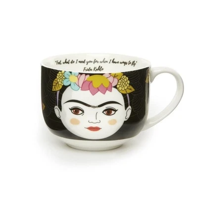 Tasse Frida Kahlo Mug Céramique Design Artistique Grand Format Café Thé - Photo 1/3