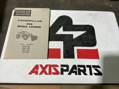 CATERPILLAR 950 WHEEL LOADER OPERATORS MAINTENANCE MANUAL FEO35761