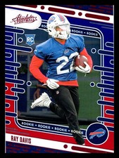 2024 Panini Absolute #188 Ray Davis Red and Blue RC Rookie Buffalo Bills