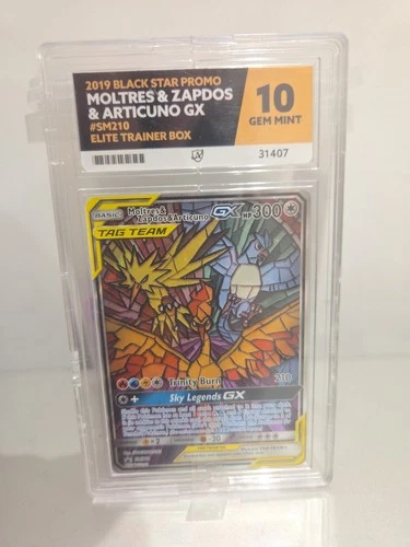 Moltres & Zapdos & Articuno GX SM210 Ace 10 Gem Mint