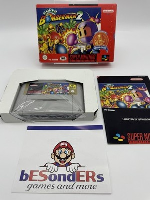 Super Nintendo - Snes Bomberman 2 - Pal Version - Ovp - Gut