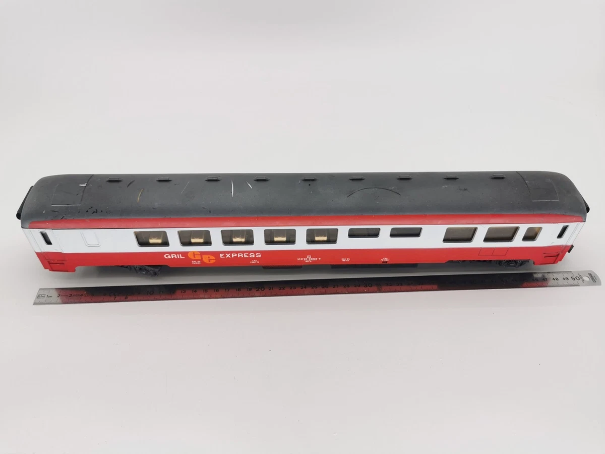 Rails De Voie Courbes Lima échelle 0 - Voie Deux Rails Vintage Pour Train Miniature