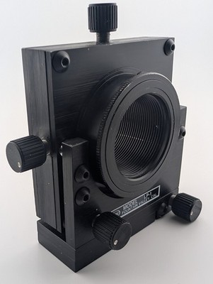 Newport Lens Positioner LP-1 (5-Axis  100-TPI X/Y/Z/Tip/Tilt) 1.4'' ID Excellent