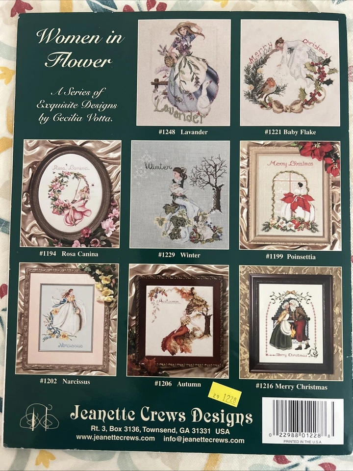 Rare Jeanette Crews Designs MUMMY'S LOVE Cecilia Votta Counted Cross Stitch - Image 2 of 4