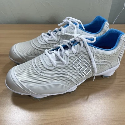 Foot Joy Fjaspire Damen-Golfschuhe Größe 8 mandelfarben neu ohne Karton - Bild 1 von 4