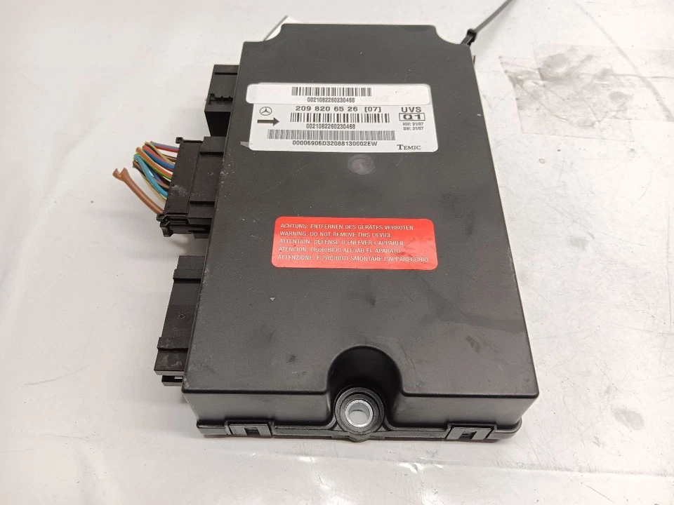 03-09 Módulo de control de techo superior convertible Mercedes Benz CLK350 2098200026 Foto 4 de 4