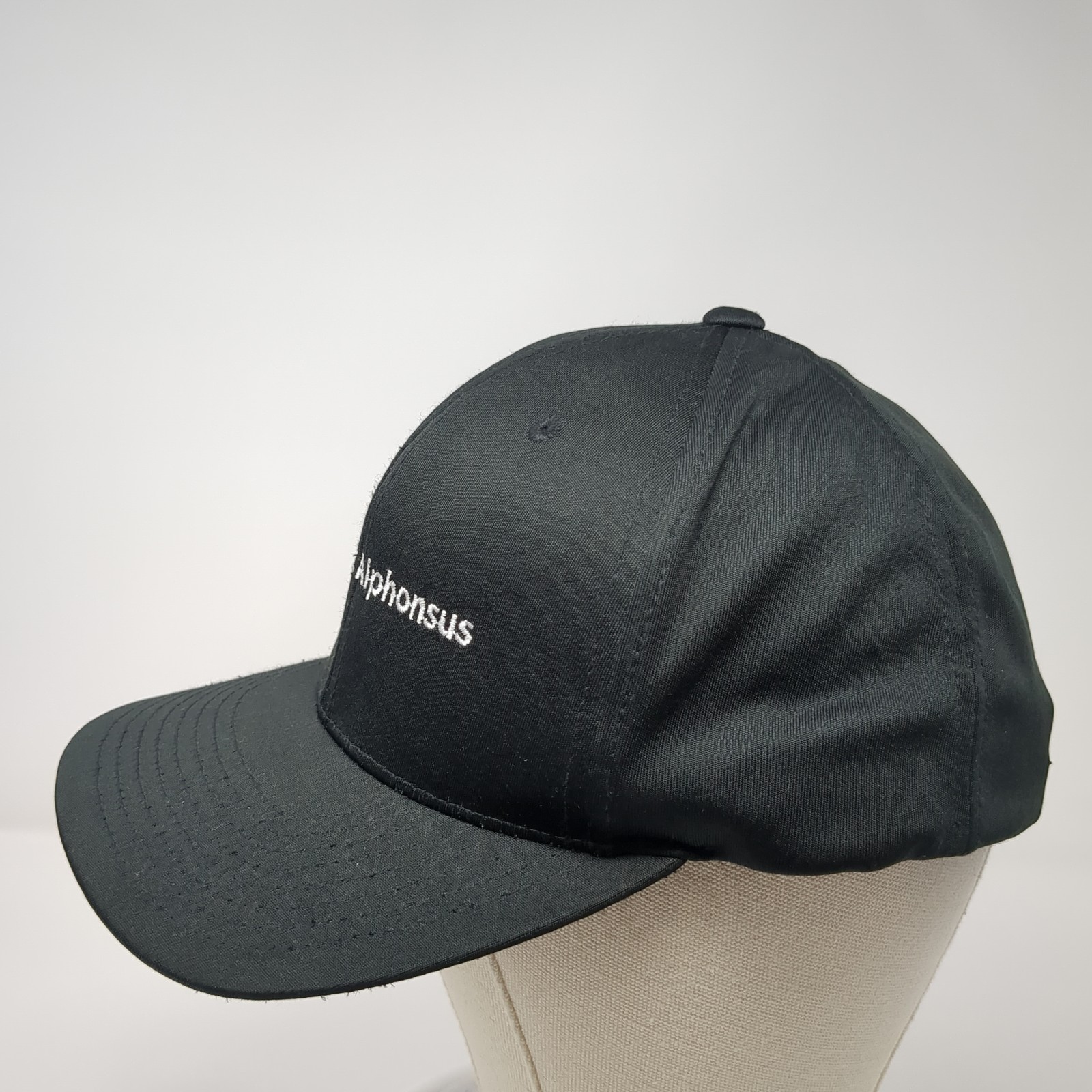 Saint Alphonsus Snapback Hat Solid Black One Size… - image 3