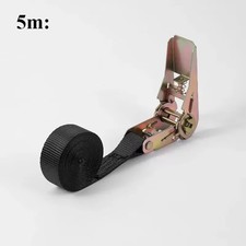 5M Ratchet Cargo Strap Tie Down Heavy Duty Lashing Belt for Transport