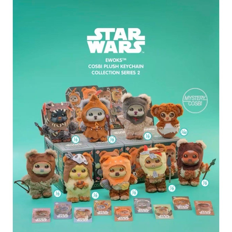 New Hot Toys Ewoks‌ 2.0 Series Cosbi Plush Doll Cute Design
