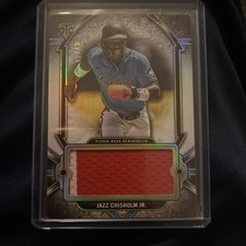 2024 Topps Triple Threads - Relic Jazz Chisholm #SJR-JC /48 (MEM) Miami Marlins