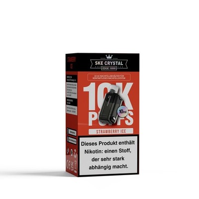 3 x SKE Crystal Edge 10K Pod - E-Zigarette - 20mg Nikotin - Alle Sorten