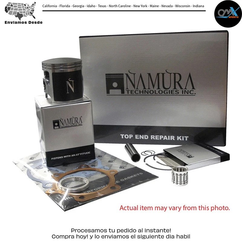 Extremo superior y pistón SCEM COMPUESTO CYL 53.94/STD Suzuki RM125 1989-2000 Foto 2 de 2