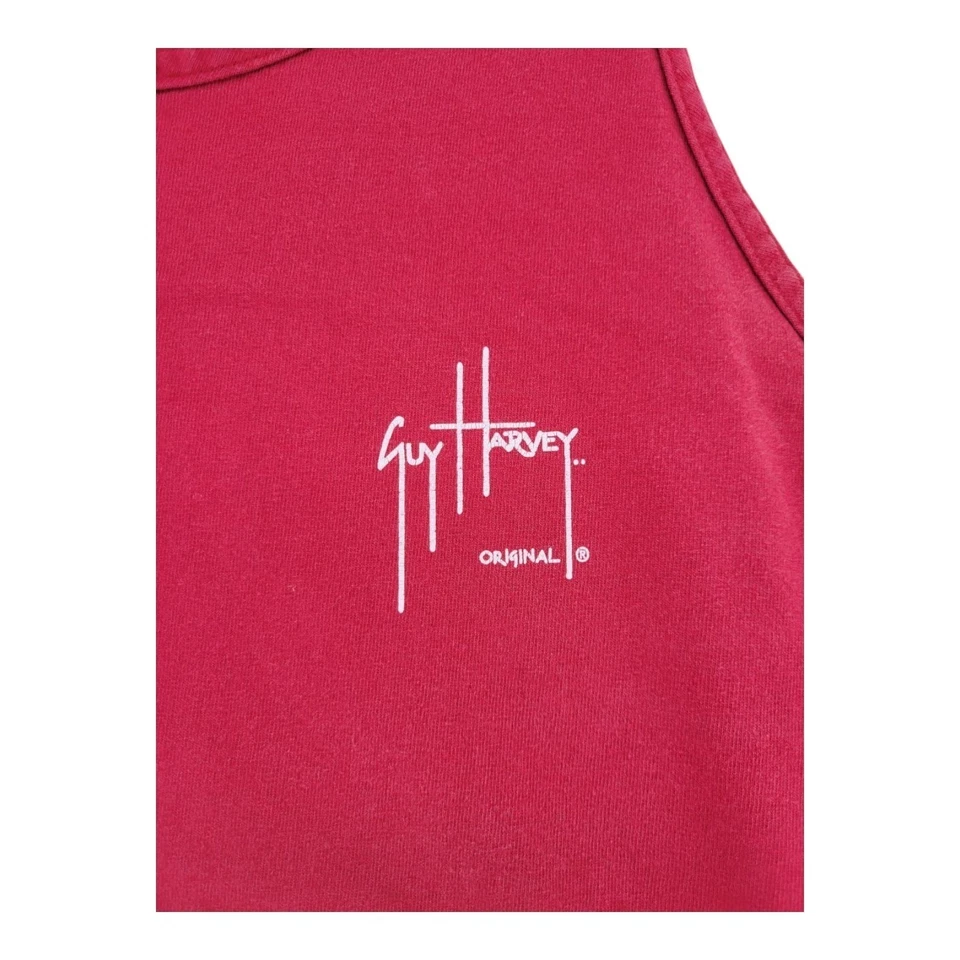 Camiseta Guy Harvey 2008 Diseño Y2K Azul Agua Pirata Músculo Adulto Talla L Foto 4 de 4