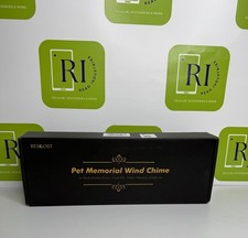 Pet Memorial Wind Chimes 28in Aluminum Garden Sympathy Gift for Loss