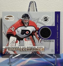 2003-04 Pacific INVINCIBLE Hockey ROMAN CECHMANEK #13 GAME-WORN JERSEY 573/625