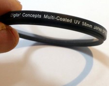 Digital Concepts UV MC 58mm UV Filter Lens threaded