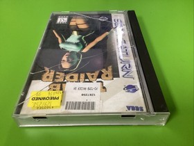 Tomb Raider (Sega Saturn, 1996) CIB Manual Reg Card (Tested & Works)