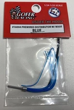 Gofer Racing 1/24-1/25 Scale  16004 Blue Prewired Distributor w/boot