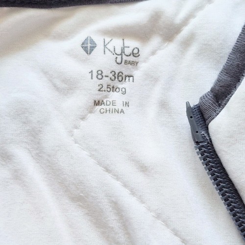 Kyte BABY Bamboo Sleep Bag in Giraffe 2.5 TOG Size 18-36 months - Picture 5 of 5