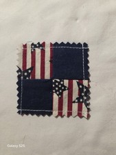 Pocket Prayer Quilt,Handmade,Cross,Christian,Americana,Stars,Stripes