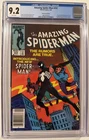 Amazing  Spider-Man #252 CGC 9.2 1ST Black Costume NEWSSTAND EDITION White Pages