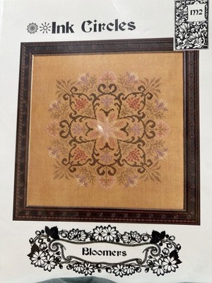 INK CIRCLES Bloomers M2 Cross Stitch Pattern Floral Sampler