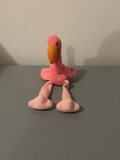 Ty Beanie Babies Pinky The Flamingo no hangtag 1995 - Retired