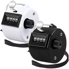 2 Pack Hand Tally Counter 4 Digital Click Counter for Sport Row School Event ...