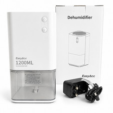 EasyAcc 1200ml Mini Dehumidifier Bedroom Bathroom Wardrobe | New | Boxed
