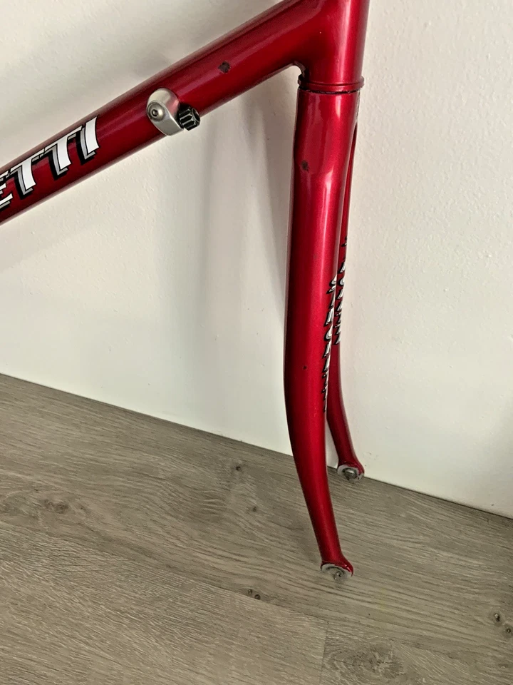 MARCO Y HORQUILLA SIMONETTI 57 CM TUBO TANGE 2,6 KGS 130 MM ESPACIADO TRASERO Foto 4 de 4