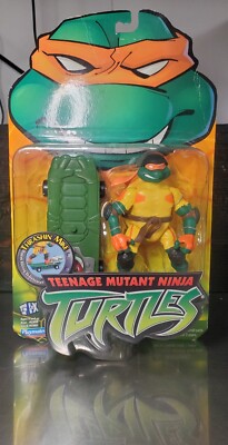 TMNT Thrashin' Mike Michelangelo Figure Teenage Mutant Ninja Turtles Playmates