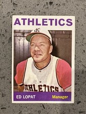 1964 Topps Ed Lopat  Kansas City Athletics #348 EXMT+ $2.88 B3G1