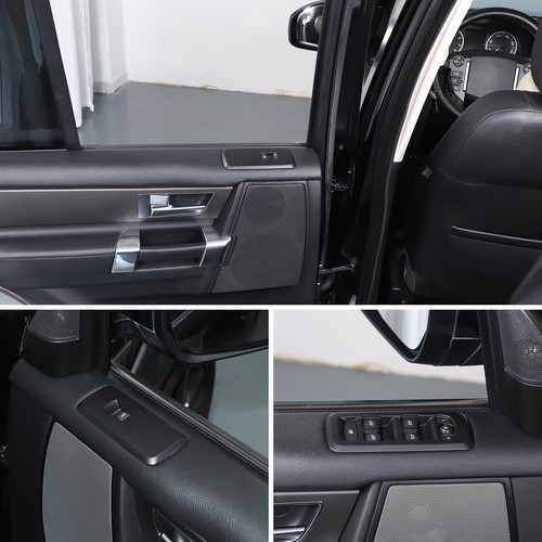 Matte Black Window Lift Switch Button Trim For Land Rover Discovery 4 2010-2016 - Picture 4 of 18